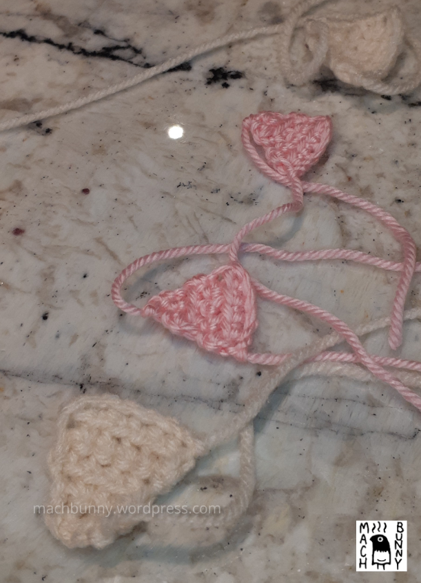 Amigurumi Meowth ear sections