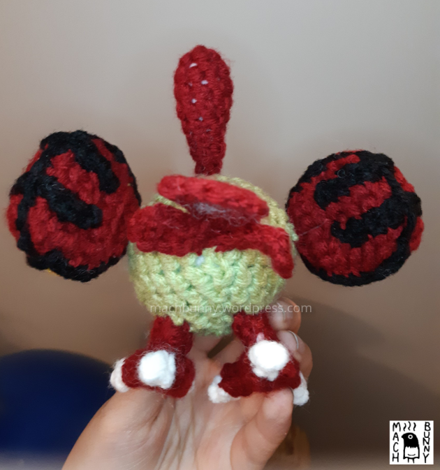 Natu Amigurumi, back view