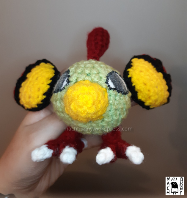 Natu Amigurumi, front-facing view