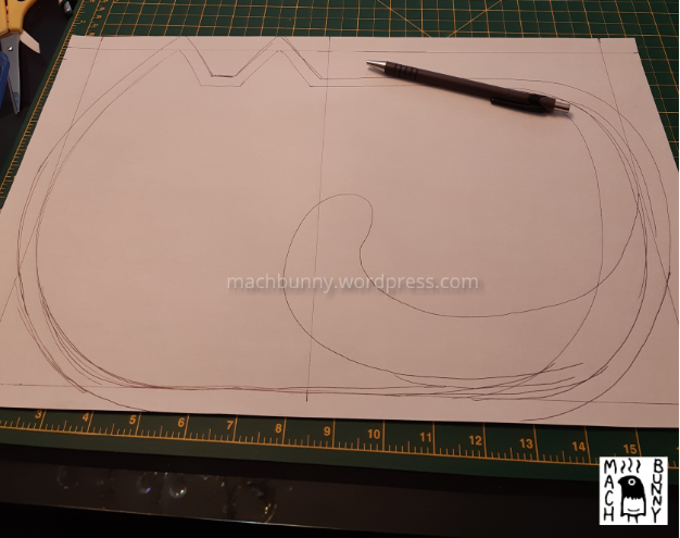 Space cat pattern concept