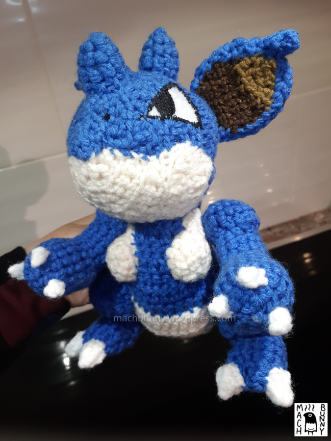 Amigurumi Nidoqueen, front view
