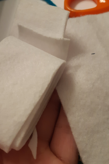 Daiso white felt vs old white felt