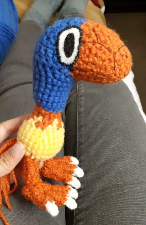Archen amigurumi WIP