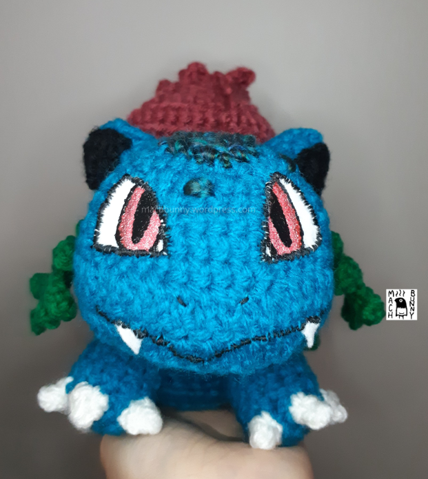 Amigurumi Ivysaur, another front view
