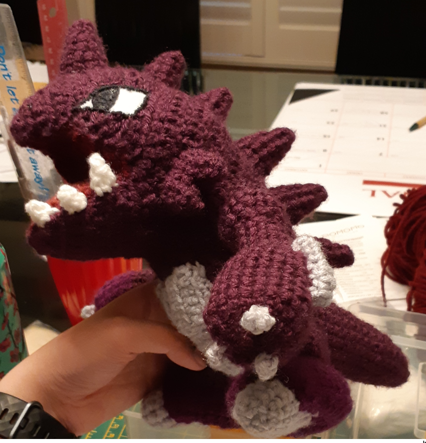 Nidoking amigurumi, body part 5