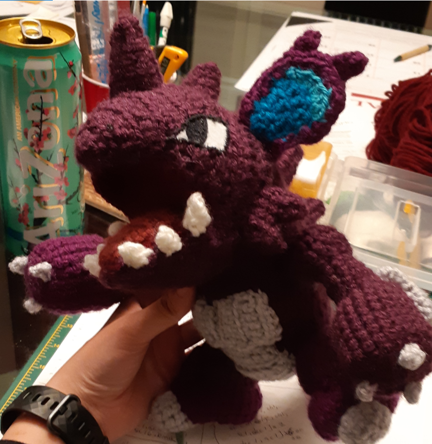 Nidoking amigurumi, body part 6