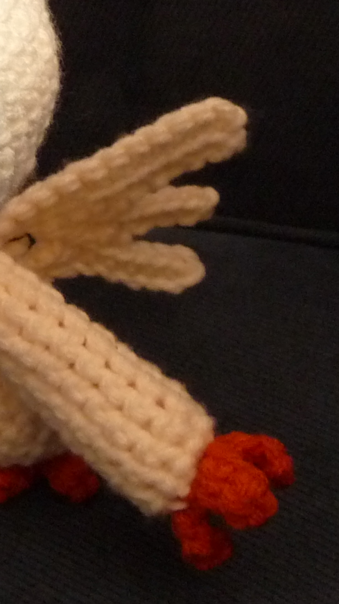 Old Amigurumi Victini, showing old pieces