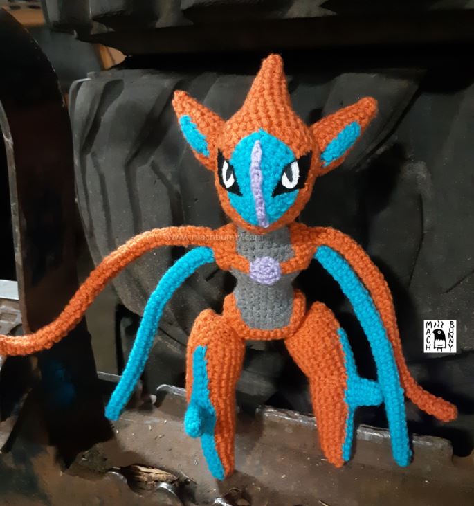 Amigurumi Deoxys, front view