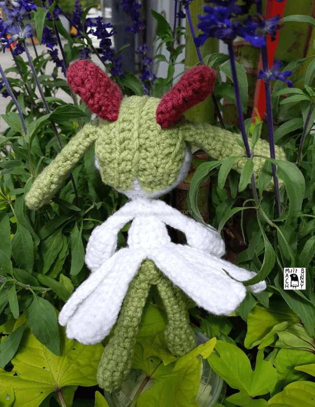 Amigurumi Kirlia, back view
