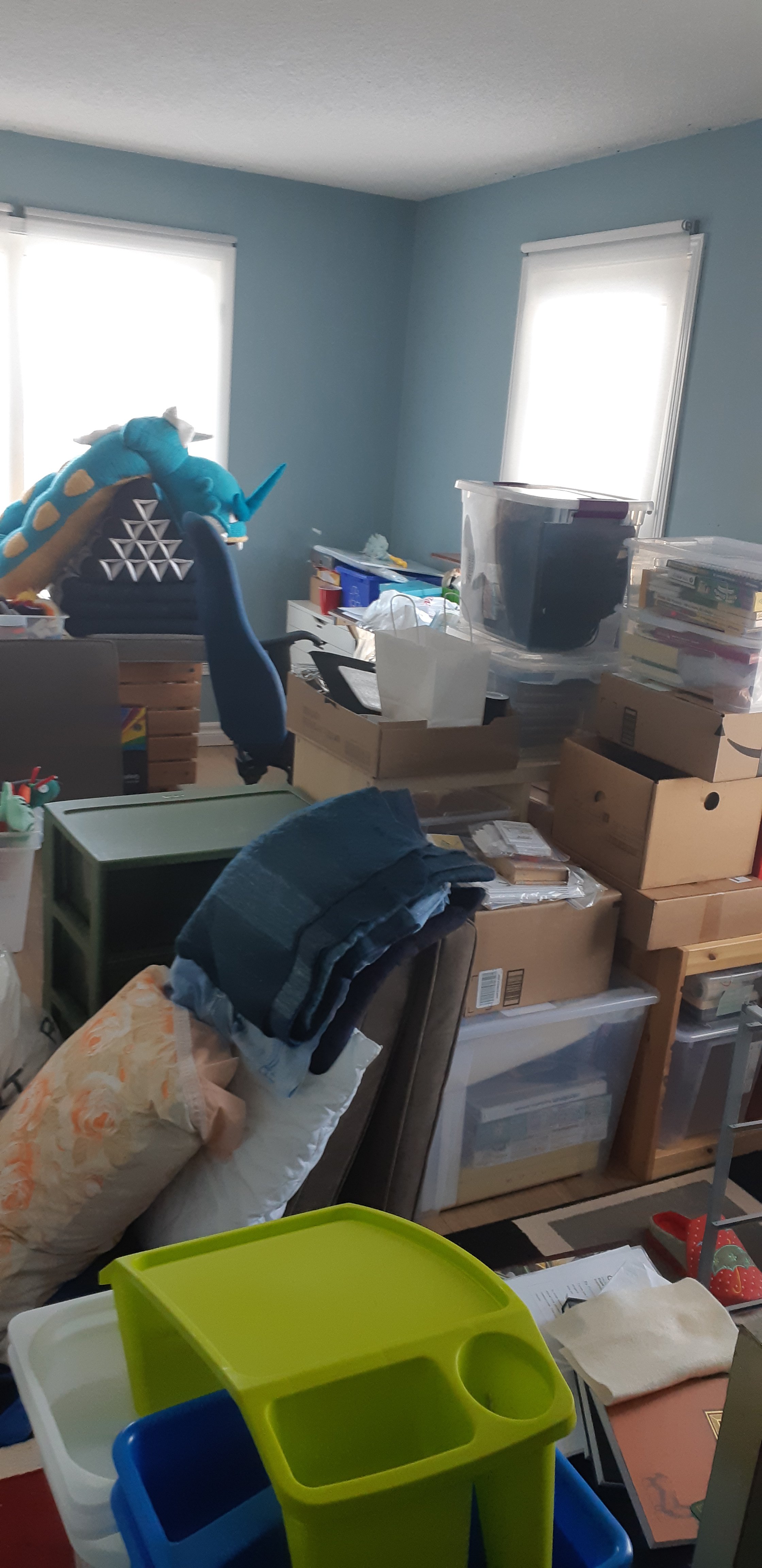 My unorganized craft room.