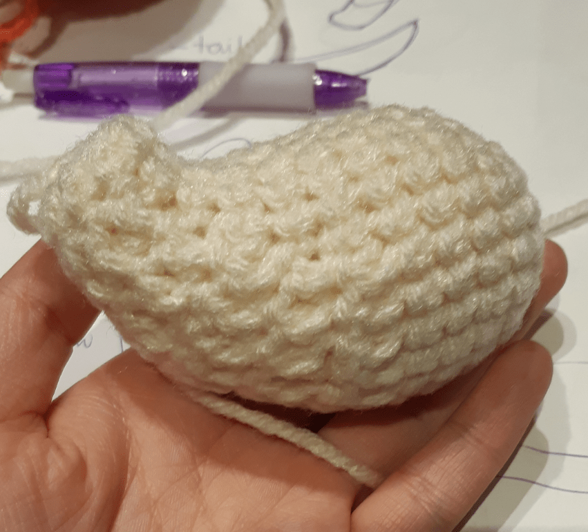 Amigurumi Sylveon, body piece