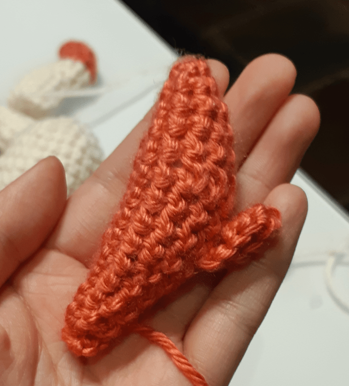 Amigurumi Sylveon, tail piece