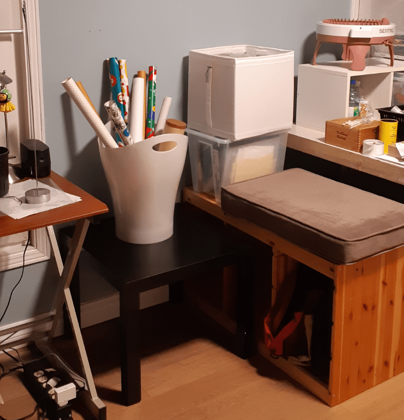 Potential bird spot in the craft room