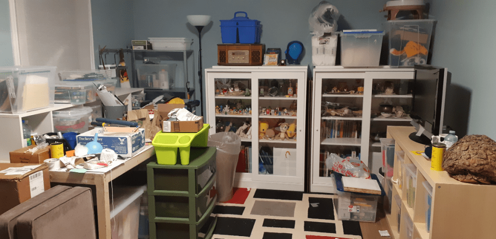 Current status of craft room as of January 1, 2020