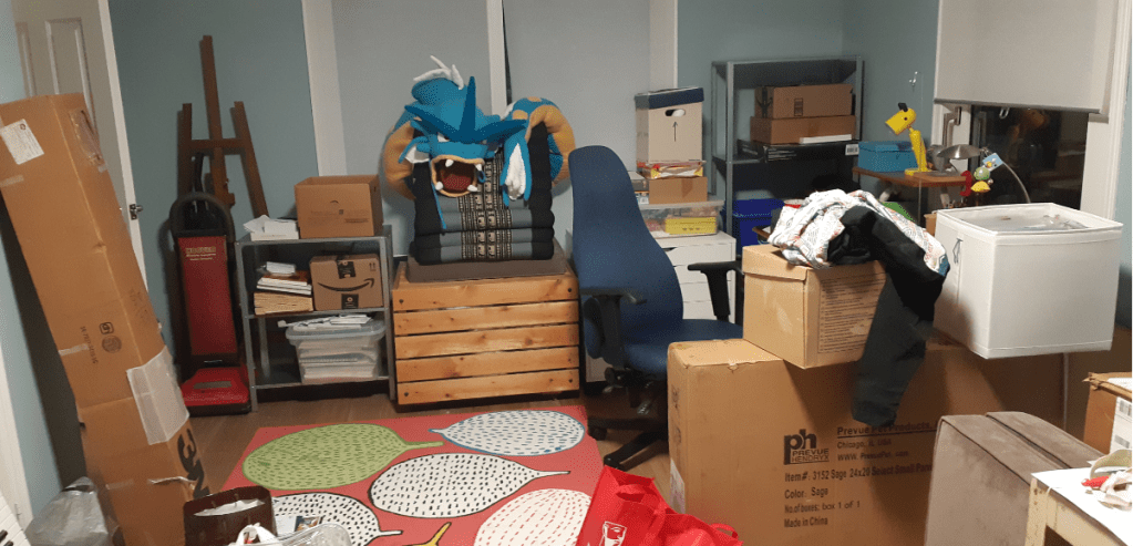 Current status of craft room as of January 1, 2020