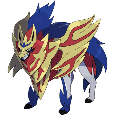 Zamazenta with armour, image from Bulbapedia
