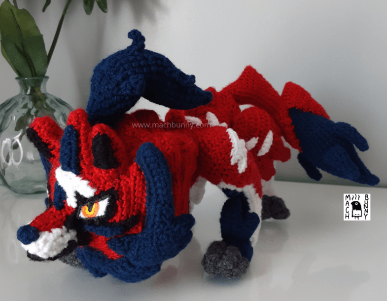 Amigurumi Zamazenta, front view #3
